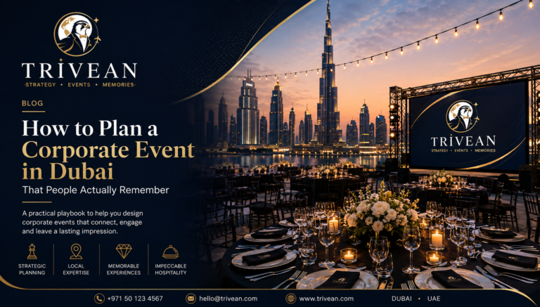 How to Plan a Corporate Event in Dubai That People Actually Remember